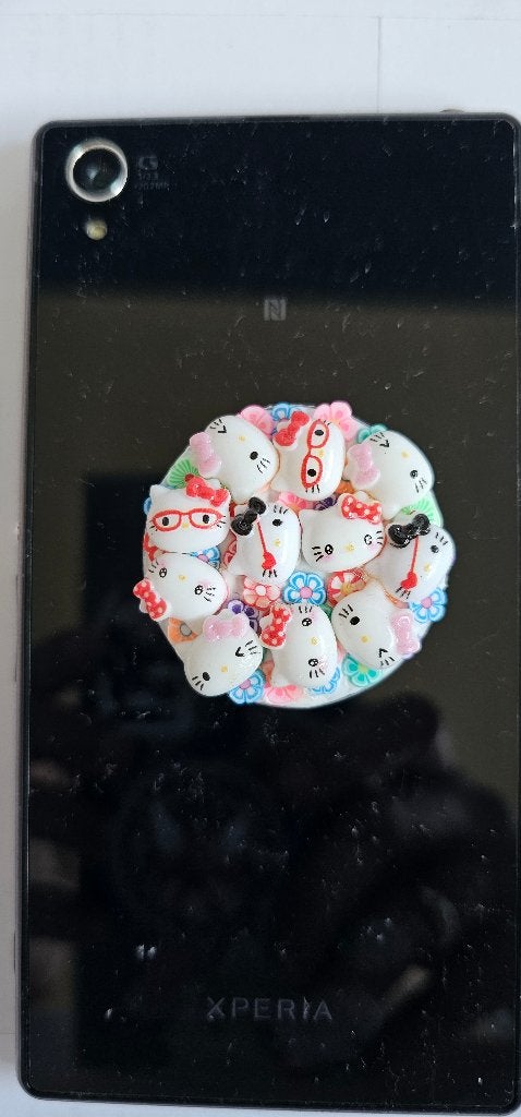 Hello Kitty Popsocket Telefoonhouder, Ophalen of Verzenden, Zo goed als nieuw, Telefoonhanger of Accessoire, Universeel