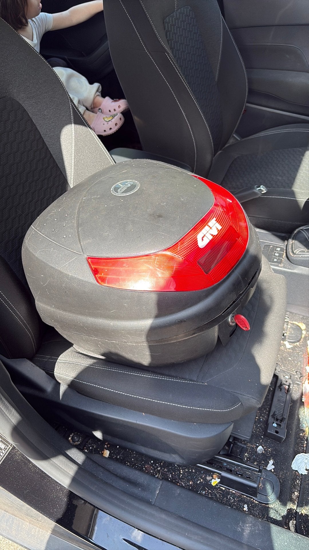 Givi topkoffer compleet, Motoren, Accessoires | Koffers en Tassen, Ophalen of Verzenden, Gebruikt