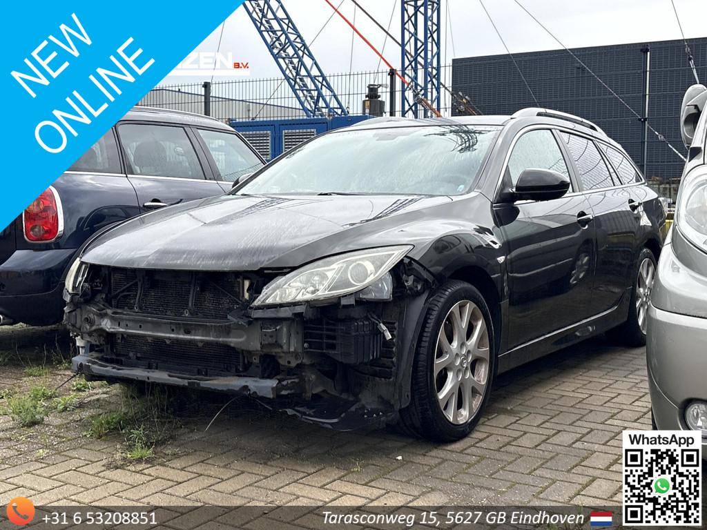 Mazda 6 Sportbreak 2.5 S-VT GT-M | 1/2 Leder | Bose | Cruise, Auto's, Mazda, Bedrijf, Te koop, 6 sportbreak, ABS, Adaptieve lichten