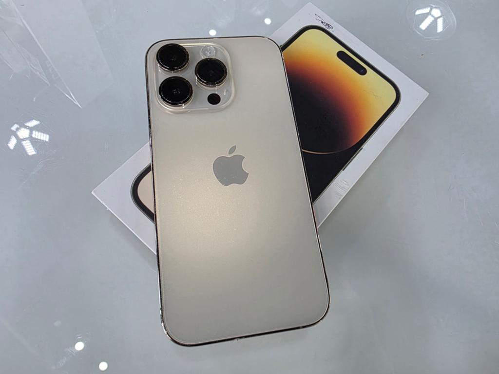 Iphone 14 PRO 128GB/ 100%, Goud, RJ Smartphone Lelystad, 128 GB, IPhone 14 Pro