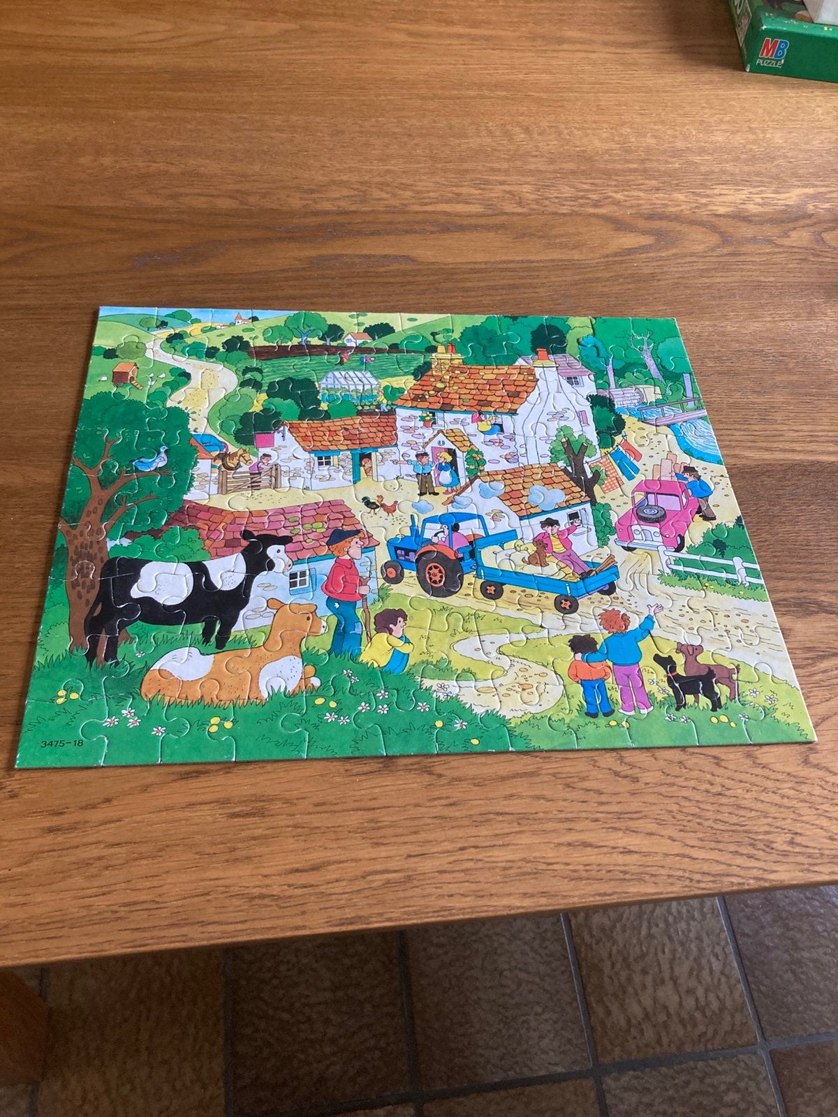 Mb nature puzzel 100 stukjes, Ophalen, Meer dan 50 stukjes, Zo goed als nieuw, 6 jaar of ouder