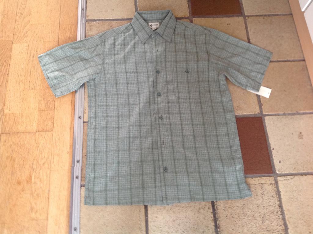 NIEUW! Overhemd blouse met korte mouw van Haggar Clothing, Ophalen of Verzenden, Nieuw, Halswijdte 38 (S) of kleiner