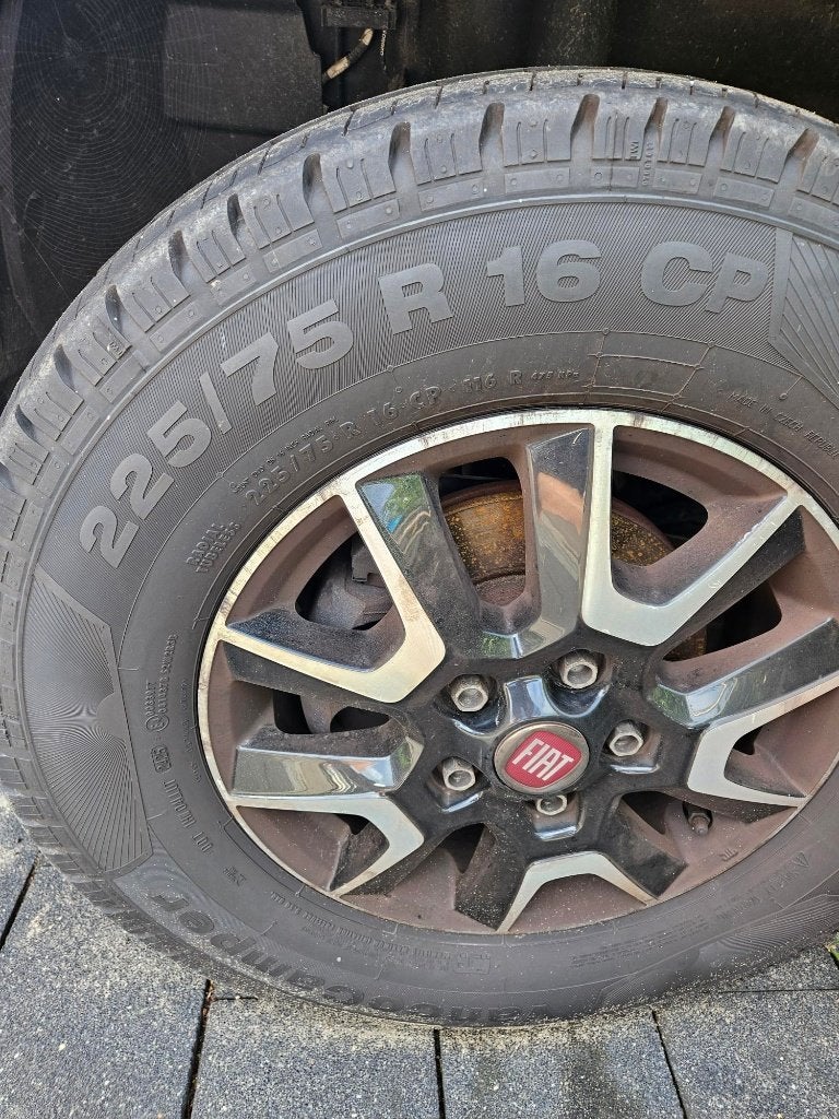 Fiat Camper Banden  225/75 R16 CP, Auto-onderdelen, Gebruikt, 16 inch, Banden en Velgen, Ophalen