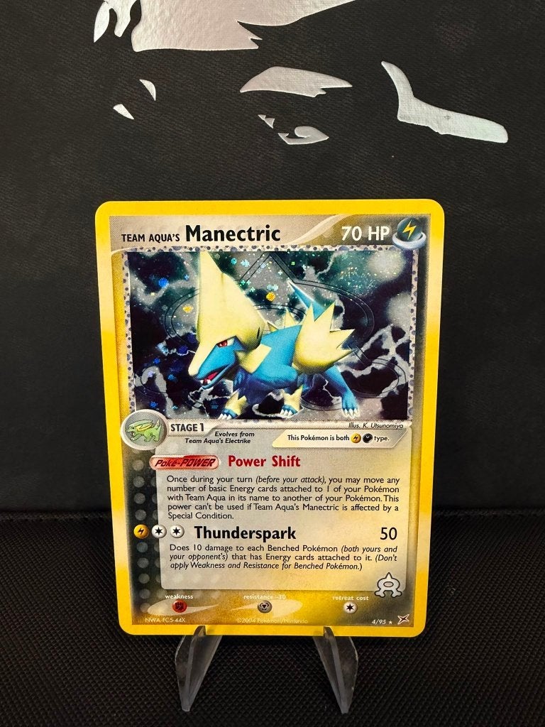 Team Aqua's Manectric 4/75 Team Magma vs Team Aqua, Ophalen of Verzenden, Nieuw