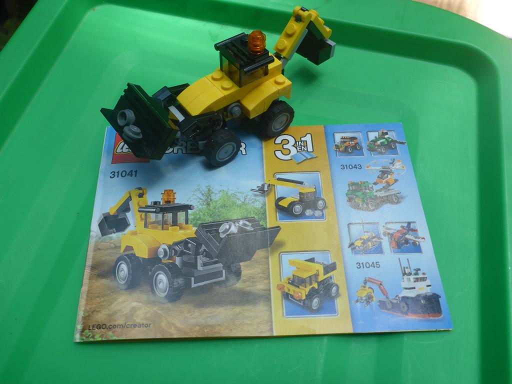 Lego 31041 Creator 3in1 Bouwvoertuigen, Lego, Ophalen of Verzenden, Zo goed als nieuw, Compleet