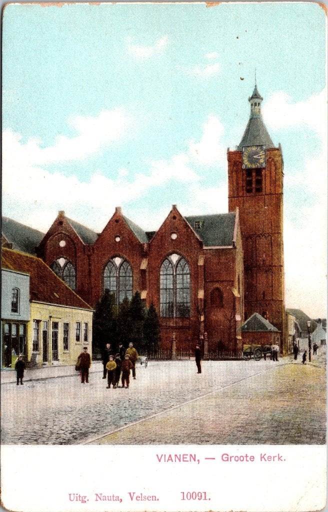 Vianen - 12 oude ansichtkaarten, Verzenden, 1940 tot 1960, Gelopen, Utrecht