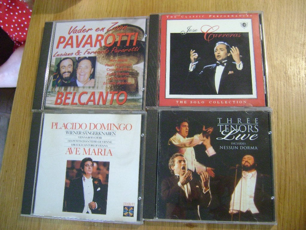 CD's Three Tenors / Pavarotti / Domingo / Carreras (9x), Ophalen of Verzenden, Gebruikt, Album, Vocaal