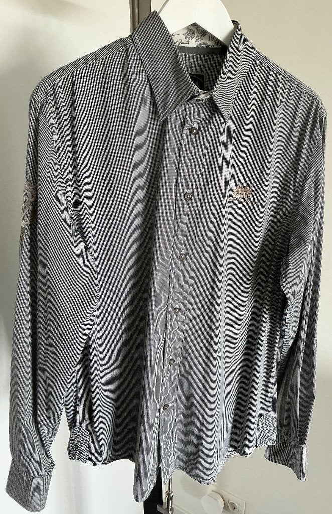 Santen&van Santen, Overhemd,  maat L, Kleding | Heren, Overhemden, Blauw, Zo goed als nieuw, Santen&van Santen, Halswijdte 39/40 (M)