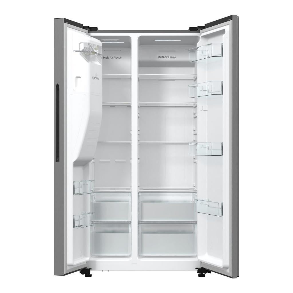 Hisense RS5P535NPCE Amerikaanse Koelkast | 40% Korting, Ophalen, 200 liter of meer, 60 cm of meer, Met aparte vriezer