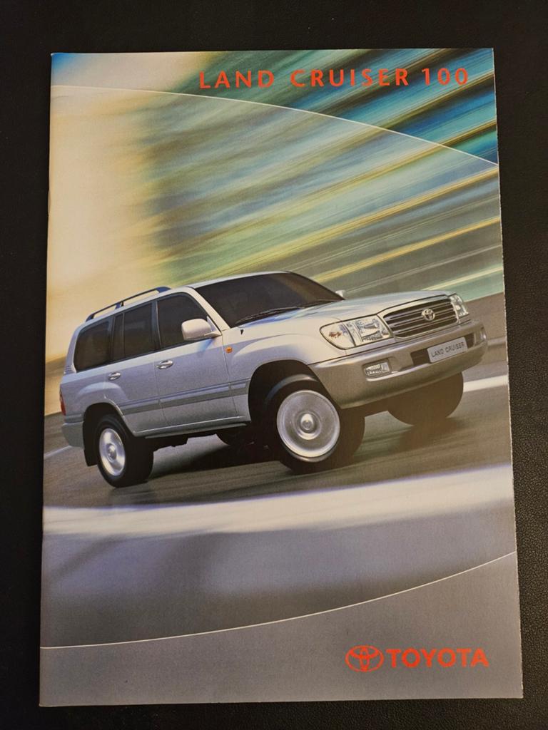 Brochure Toyota Landcruiser 100 2003, Ophalen of Verzenden, Zo goed als nieuw, Toyota