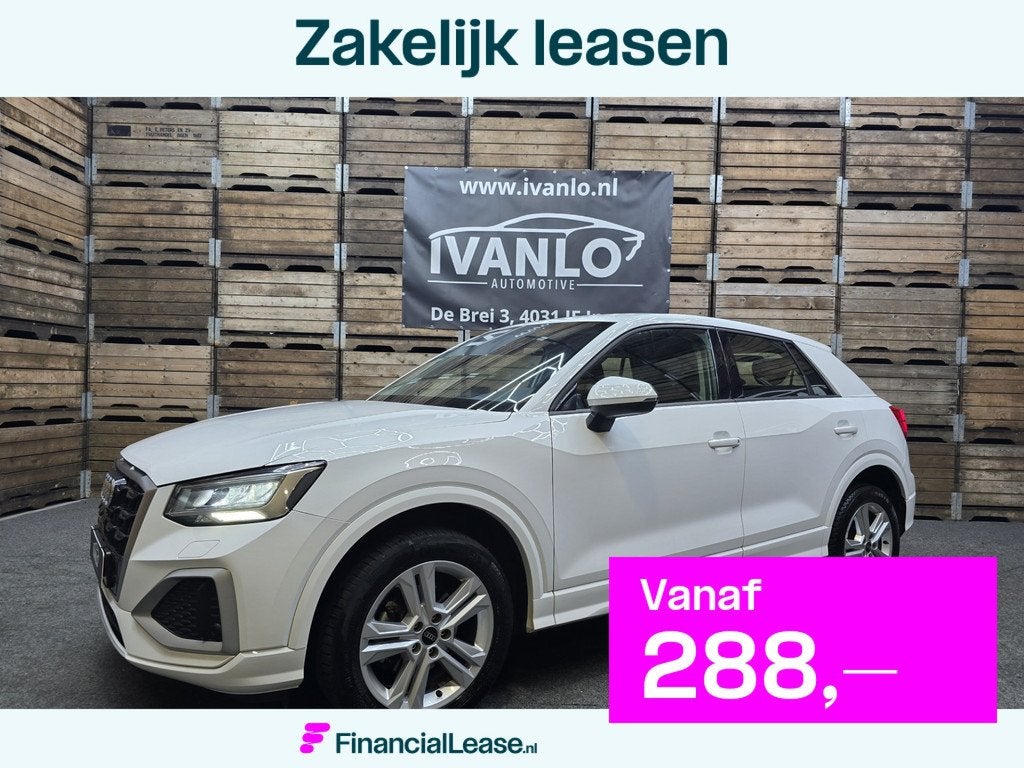 Audi Q2 30 TFSI Advanced edition Full LED MMI Navi Camera VC, Voorwielaandrijving, Stof, Gebruikt, Wit