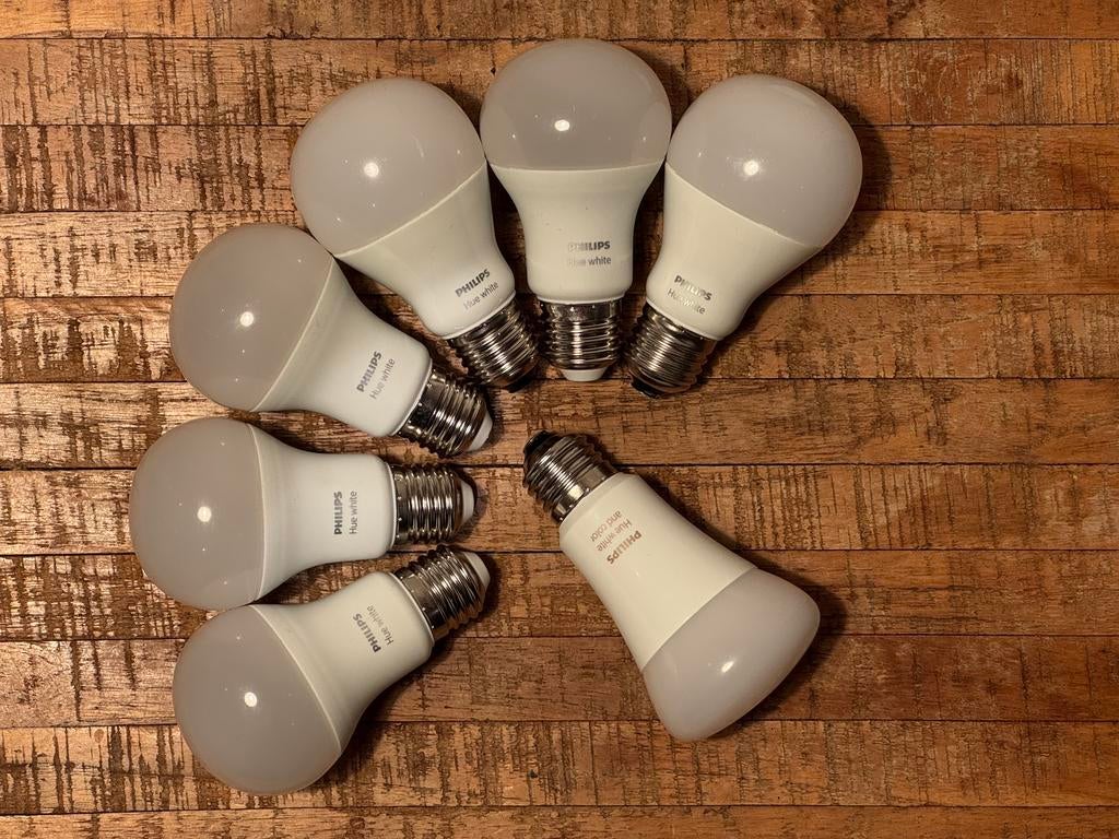 Philips Hue Bridge en 7 lampen (Kan apart worden verkocht), Huis en Inrichting, Ophalen of Verzenden, Gebruikt
