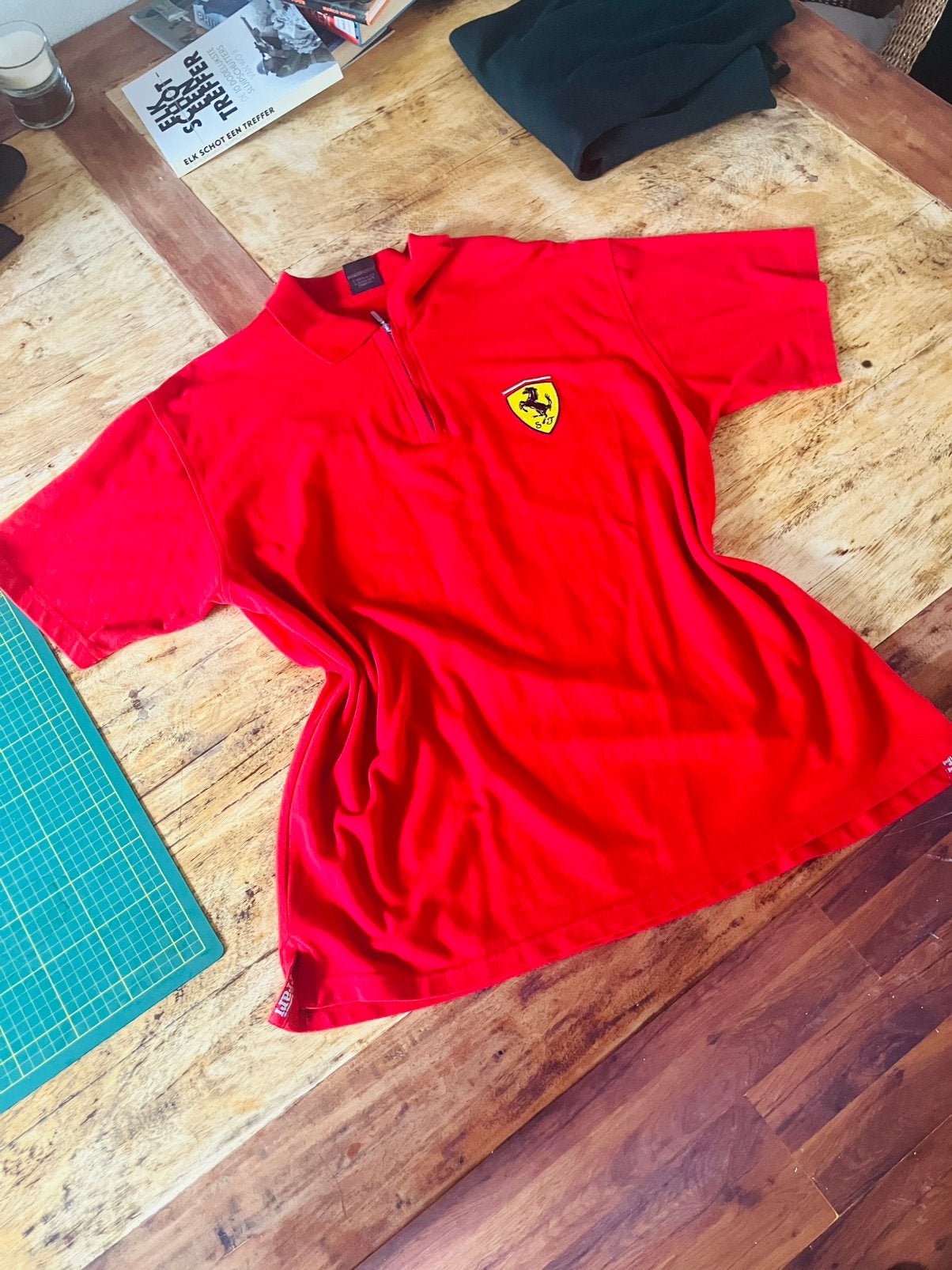 Ferrari Polo - size XL., Ophalen of Verzenden, Zo goed als nieuw, Maat 56/58 (XL), Rood