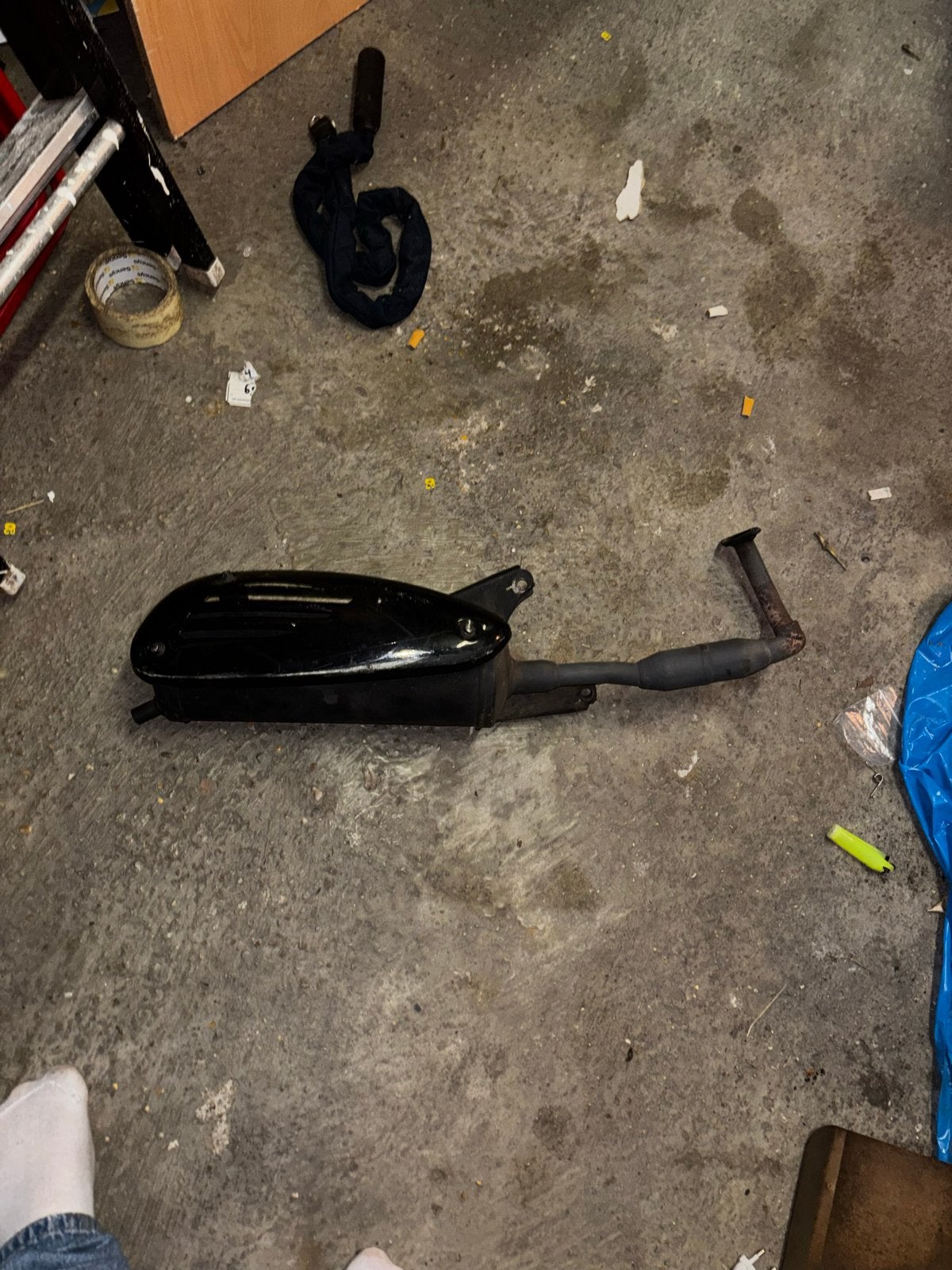 Scooter uitlaat BTC Riva Sport - Gebruikt, Ophalen, Gebruikt, Uitlaat, Overige merken