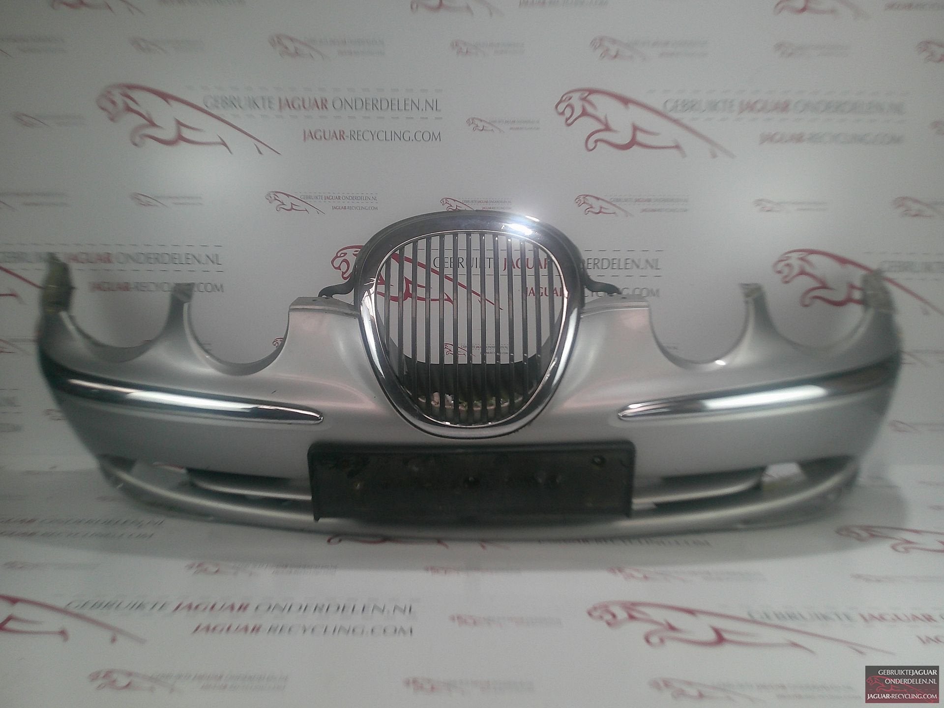 Voorbumper Jaguar S-Type 1999-2005 compleet met gril, kleur, Gebruikt, -, Voor, Ophalen of Verzenden