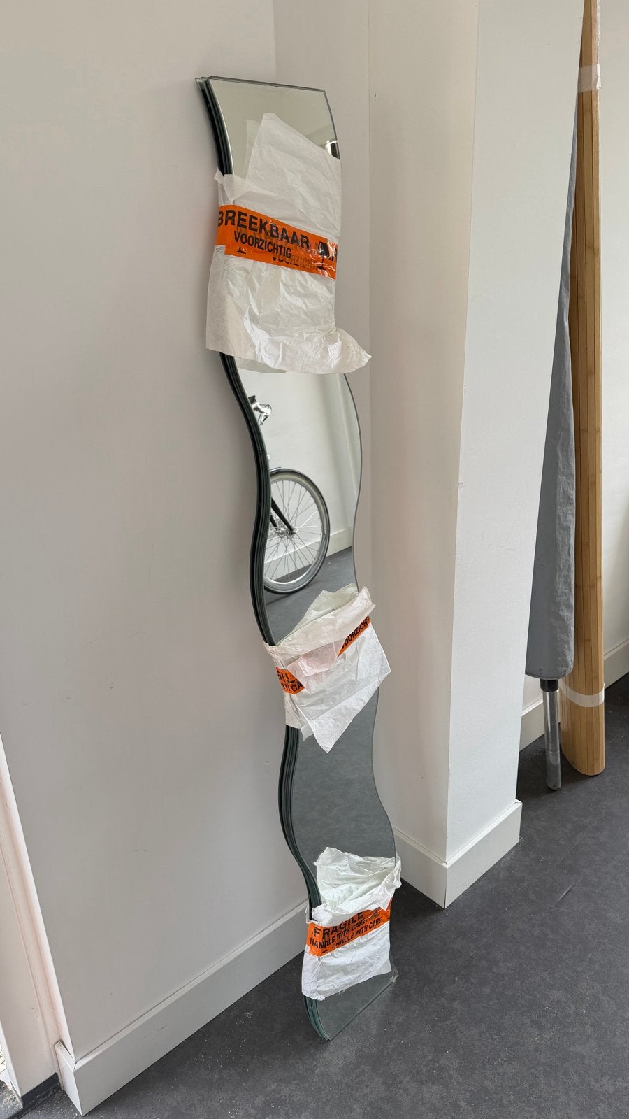 7x IKEA Krabb spiegels 160x20 cm, Ophalen, Minder dan 50 cm, Zo goed als nieuw, Overige vormen