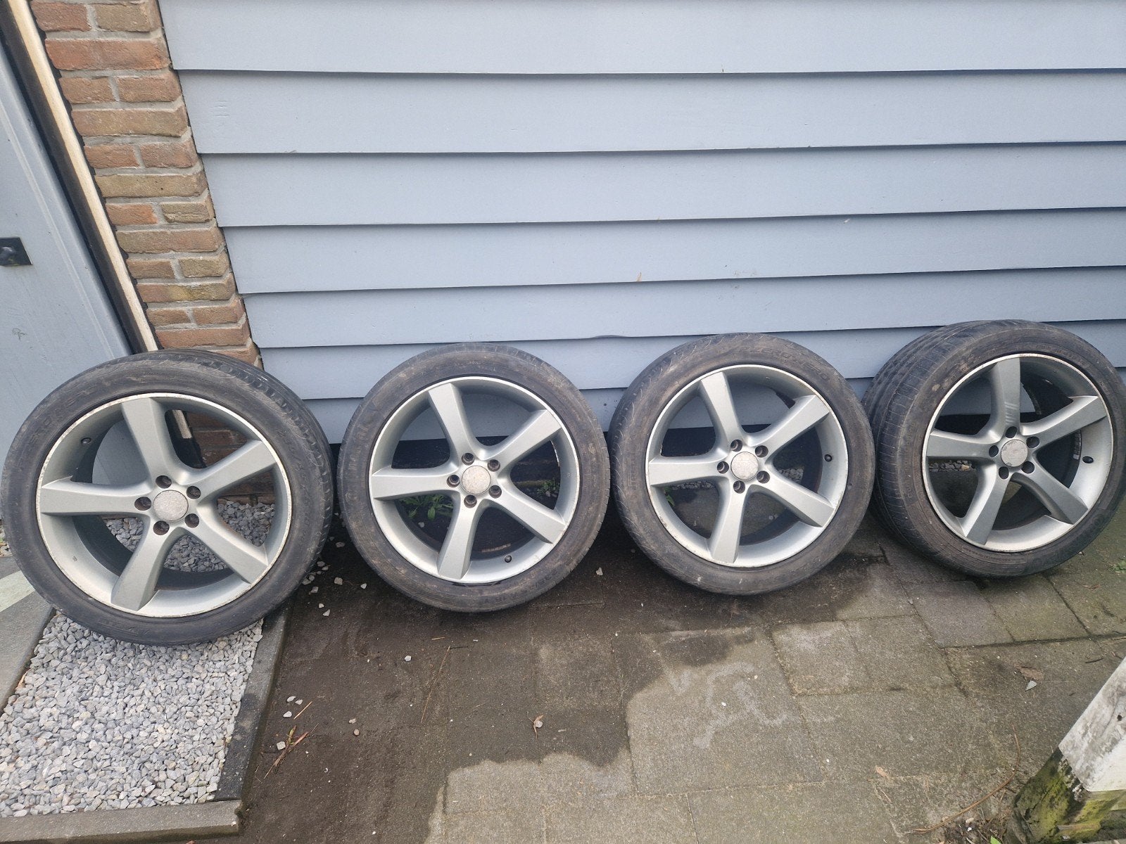 Ford Velgen 18 inch 5x108 ET40 8J met centreerringen, Auto-onderdelen, Banden en Velgen, Ophalen, 18 inch, Gebruikt, Velg(en)