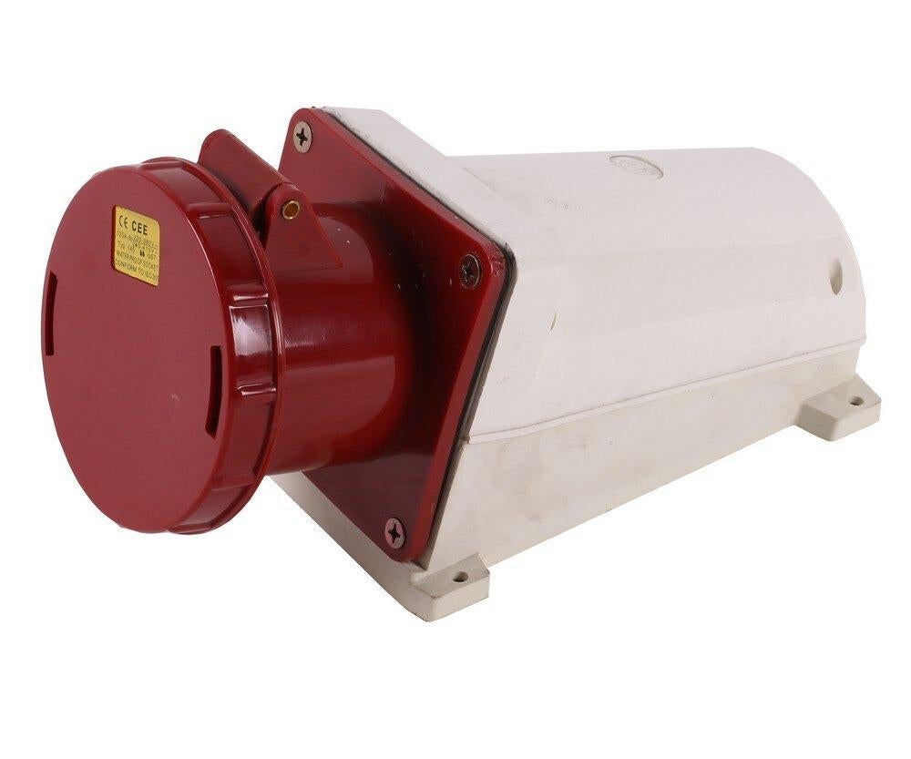 CEE wandcontactdoos 5 polig 125A, Auto diversen, Overige Auto diversen, Verzenden