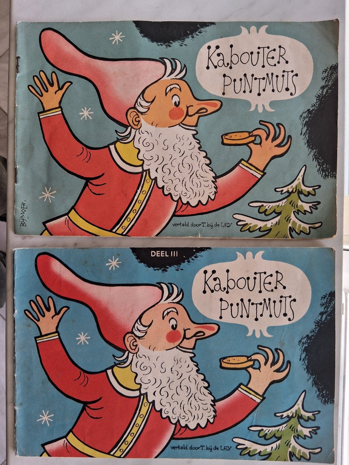 plaatjesalbums de avonturen van Kabouter Puntmuts, Boeken, Ophalen of Verzenden, Gelezen, T. bij de LEY, Fictie algemeen