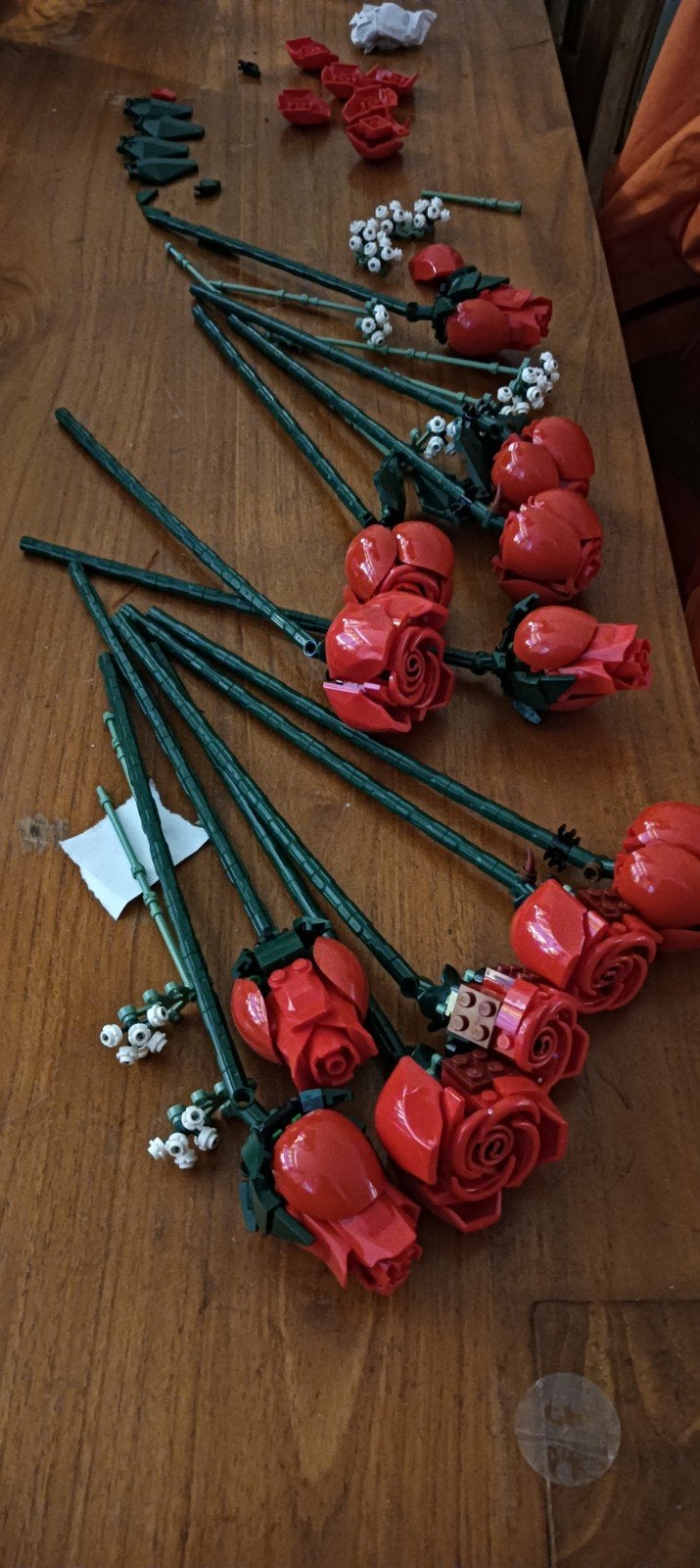 Rozen.  van LEGO!!  met gipskruid   ook van LEGO, Ophalen of Verzenden