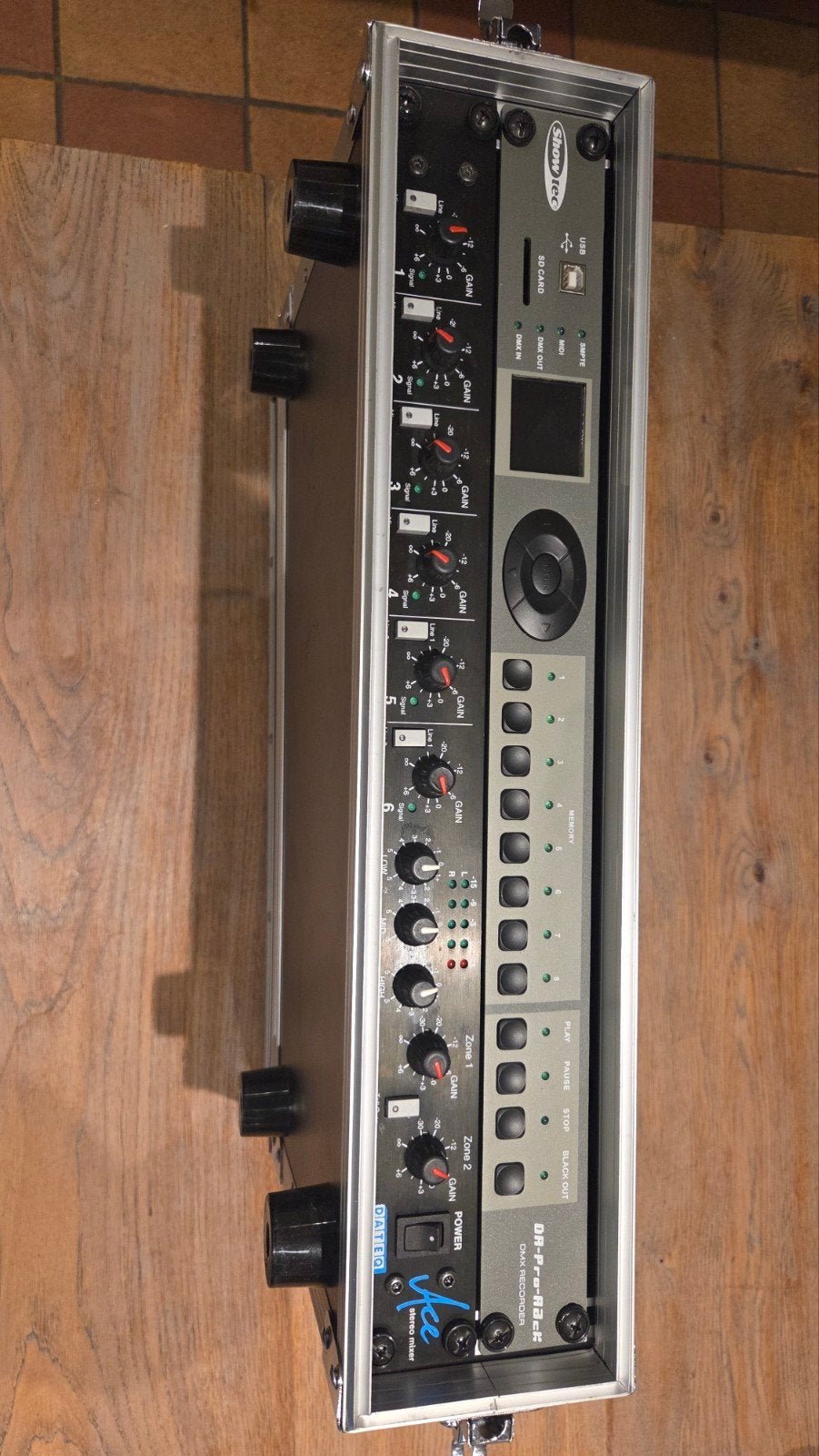 Showtec dmx recorder DR PRO ( M ), Ophalen of Verzenden, Zo goed als nieuw, Licht