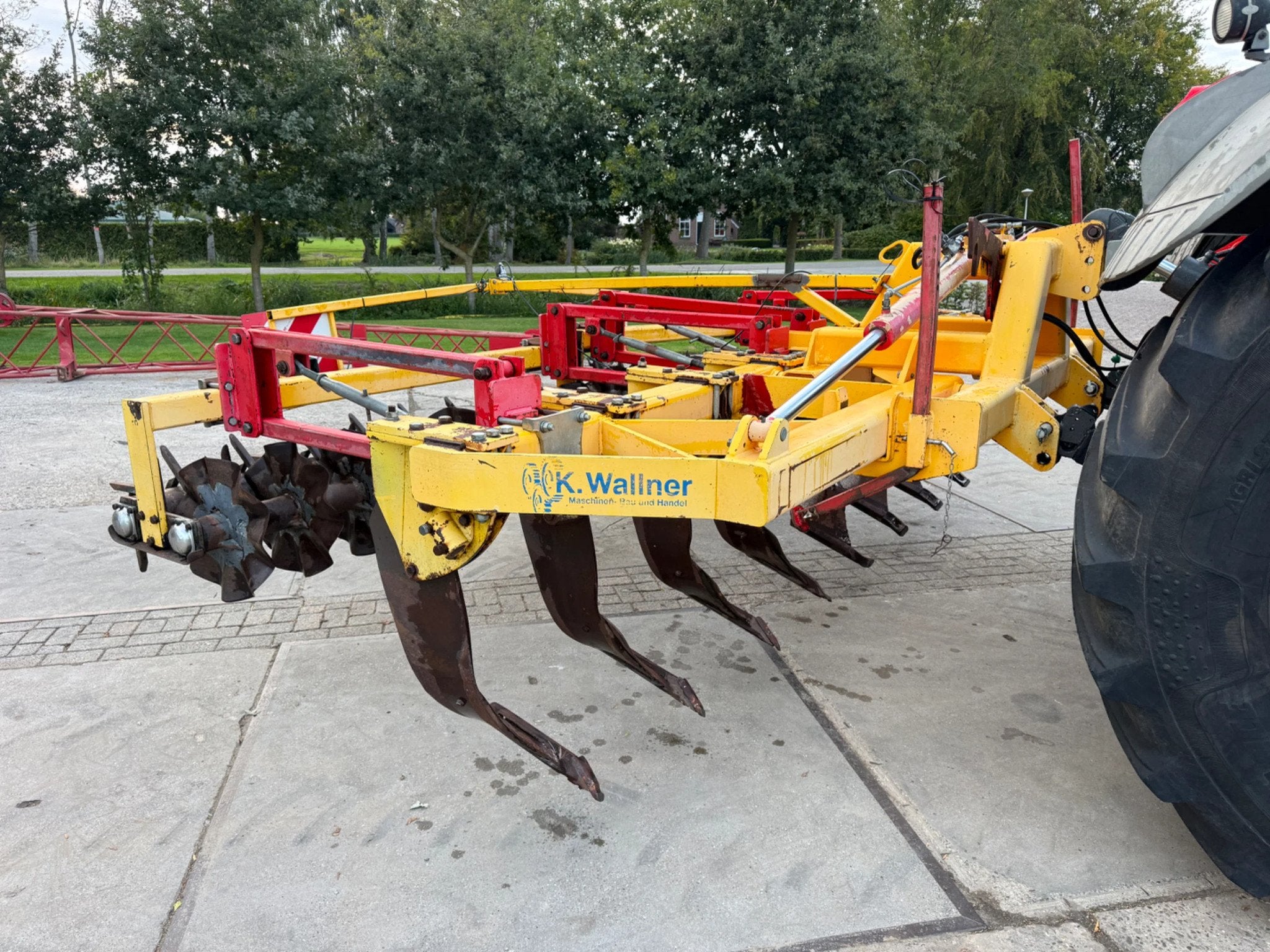 Onbekend Wallner WTL 450 / 8 woelpoot woeler rol grubber Wal, Overige, Grondbewerking