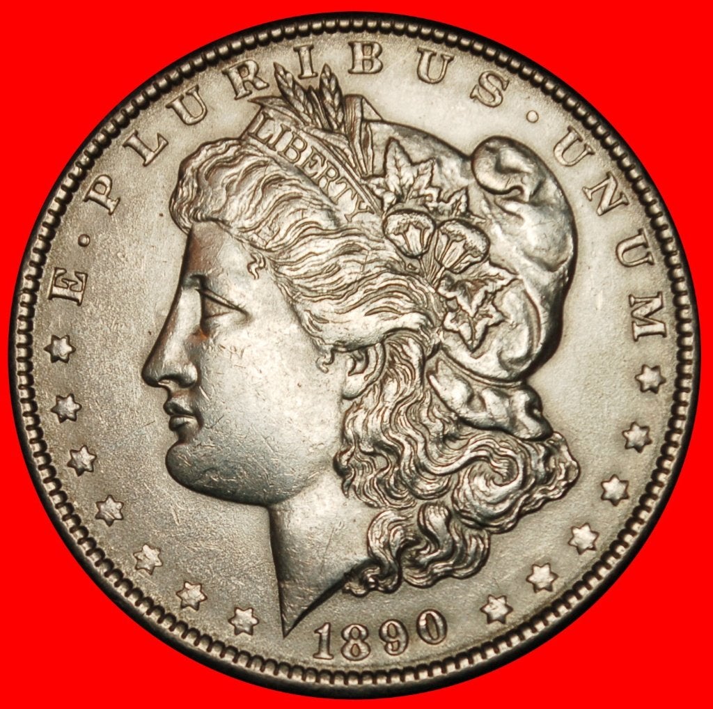 Ⰺ SILVER MORGAN (1878-1921): USA  1 DOLLAR 1890!, Ophalen of Verzenden, Noord-Amerika, Losse munt, Zilver