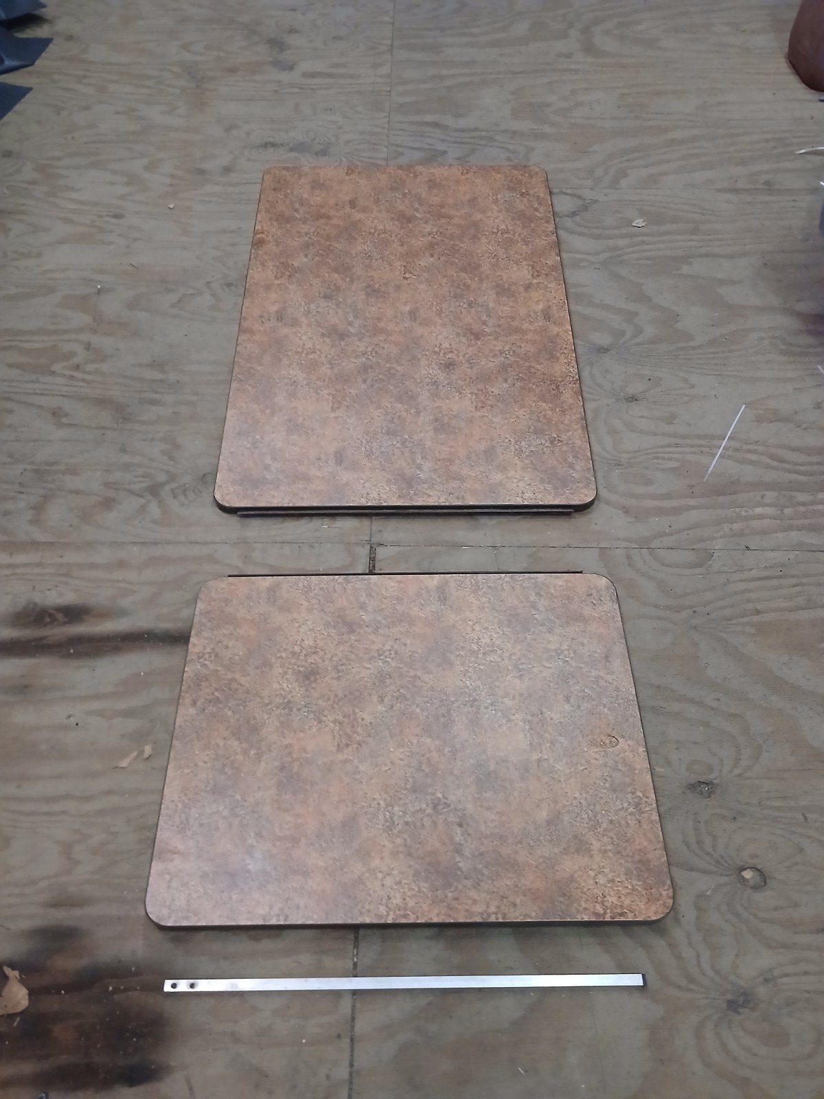 2x Tafelblad Burstner Club Caravan Camper, Caravans en Kamperen, Ophalen, Gebruikt