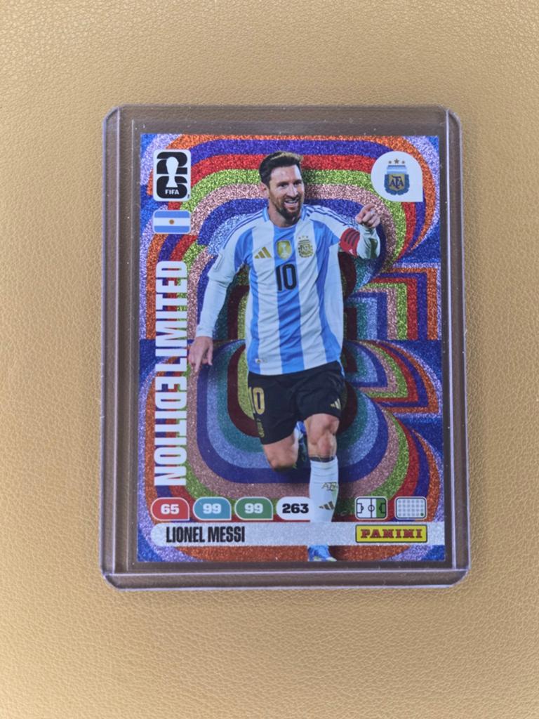 Lionel Messi - Panini Adrenalyn XL World Cup 2026, Ophalen of Verzenden, Zo goed als nieuw, Plaatje