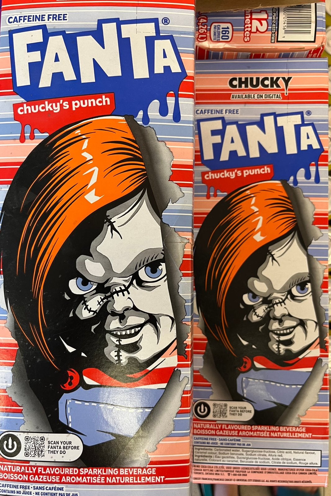 Fanta Canada Limited Chucky blikje, Ophalen of Verzenden, Zo goed als nieuw