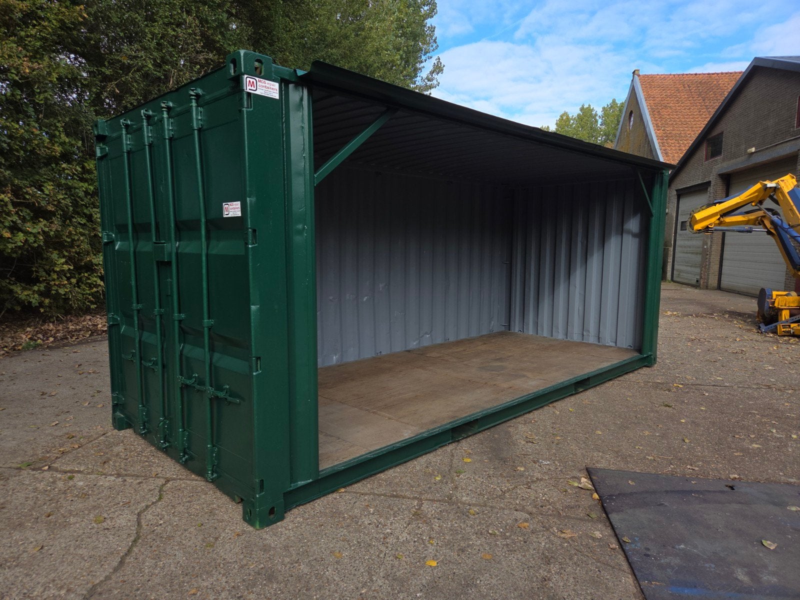 20 ft schuilstal/zeecontainer /veranda, Ophalen of Verzenden