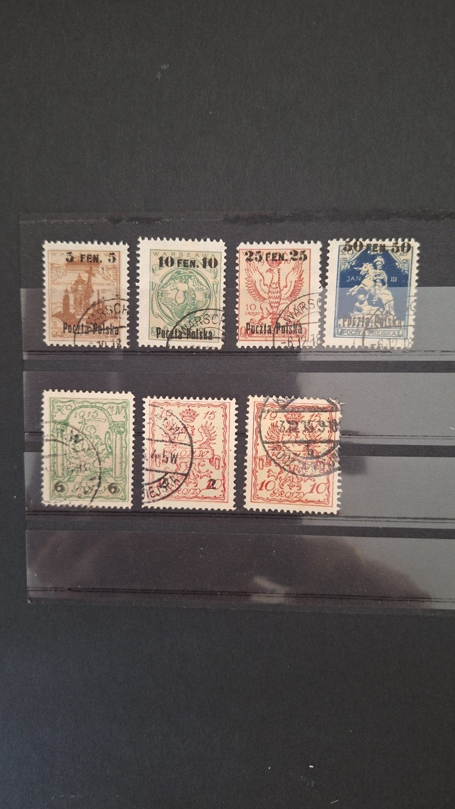 Polen- Stadspost Warschau, Ophalen of Verzenden, Polen, Gestempeld