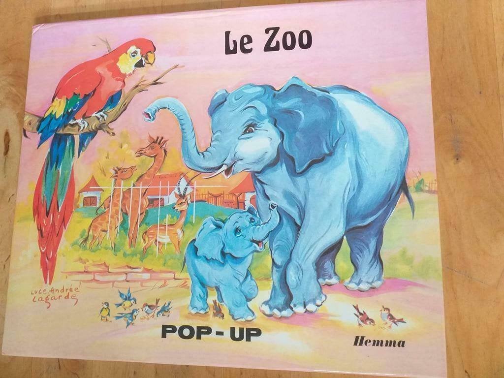 LE ZOO - POP-UP BOEK - LUCE-ANDRÉE LAGARDE, Ophalen of Verzenden