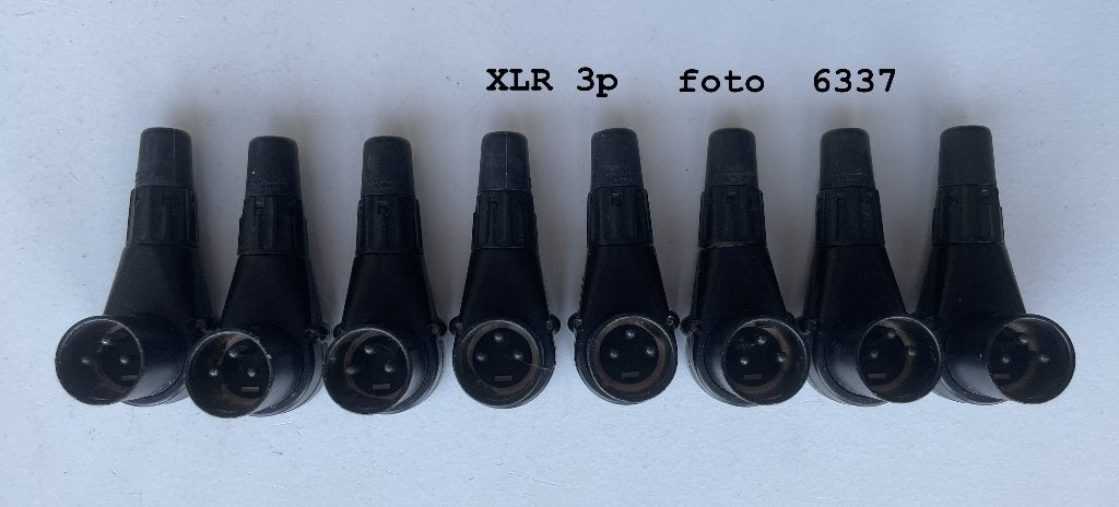 Audio pluggen XLR en Jack 6 mm en D connectoren, Ophalen of Verzenden, Nieuw, Apparatuur