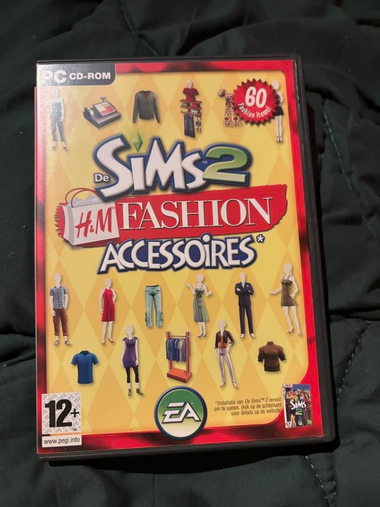 De Sims 2 H&M Fashion Accessoires PC CD-ROM, Ophalen, Gebruikt, 1 speler, Vanaf 12 jaar
