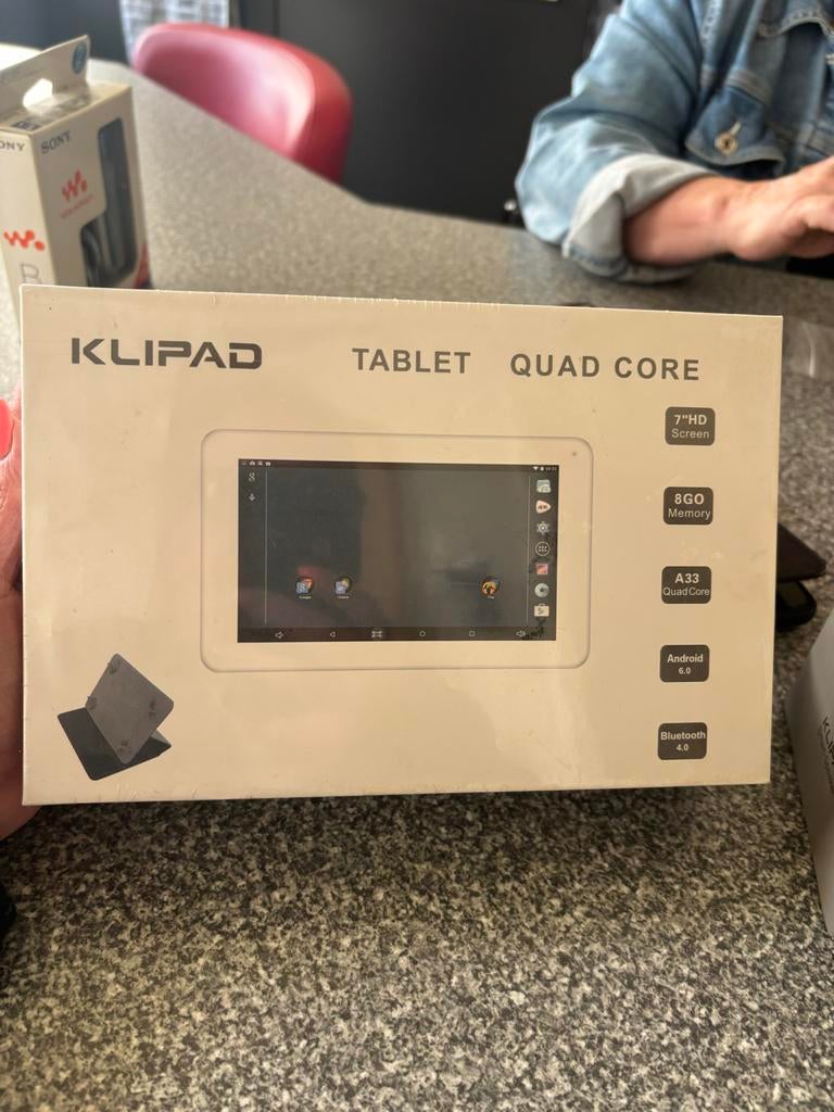 Klipad 7" HD Quad Core Tablet - Android 6.0, 8GB Opslag, Ophalen of Verzenden, Nieuw, 7 inch of minder, Wi-Fi