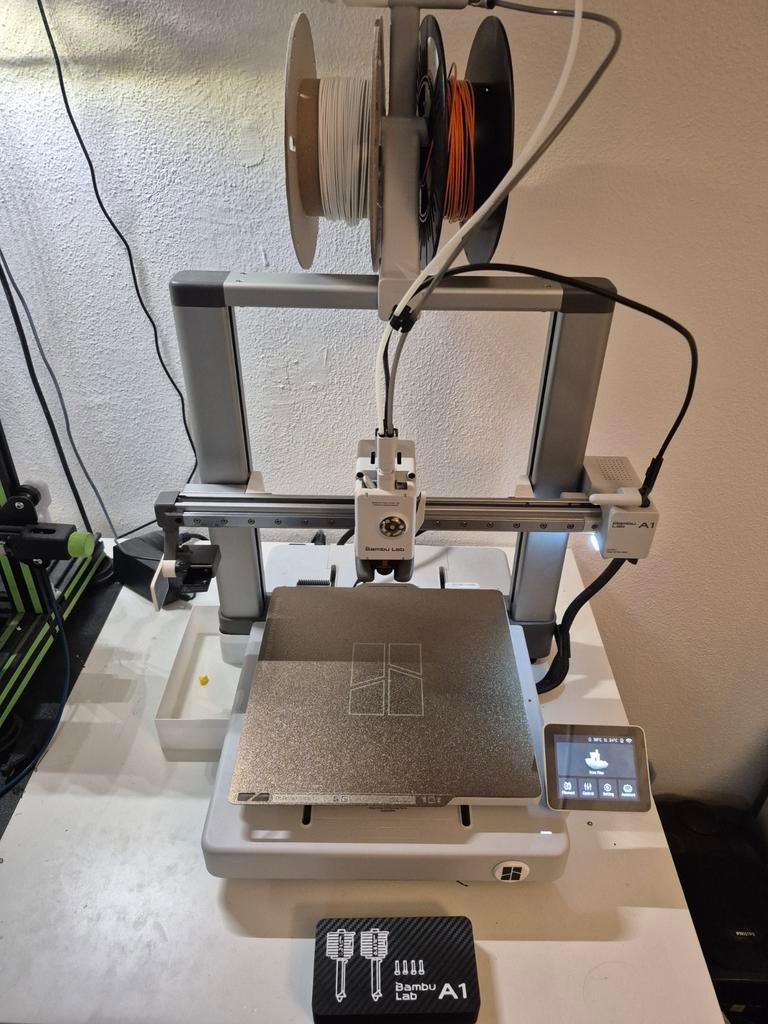 Bambu Lab A1 3D-printer met extra's, Computers en Software, 3D Printers, Zo goed als nieuw, Filament, Ingebouwde Wi-Fi, Ophalen of Verzenden