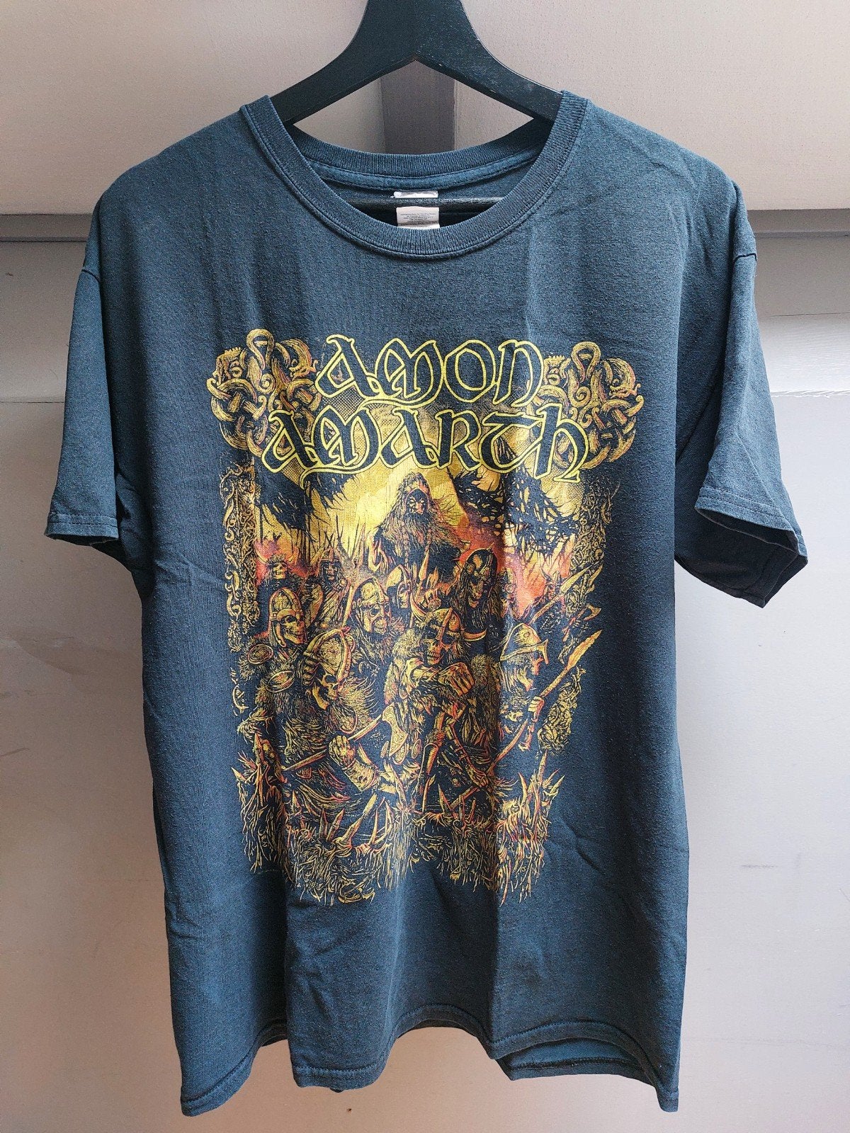 Amon Amarth (Gildan) Shirt, Ophalen of Verzenden, Zo goed als nieuw, Zwart