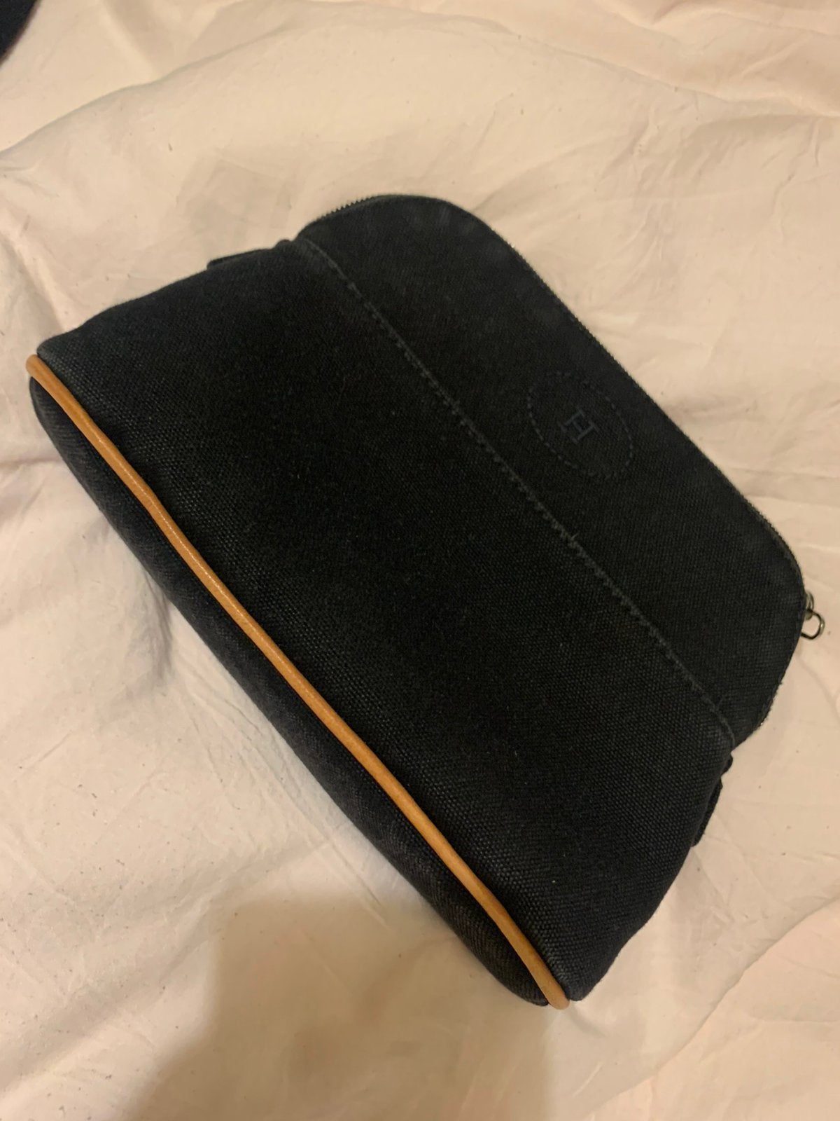 Hermes Toilet tas/zwart, Sieraden, Tassen en Uiterlijk, Ophalen, Zo goed als nieuw, Zwart