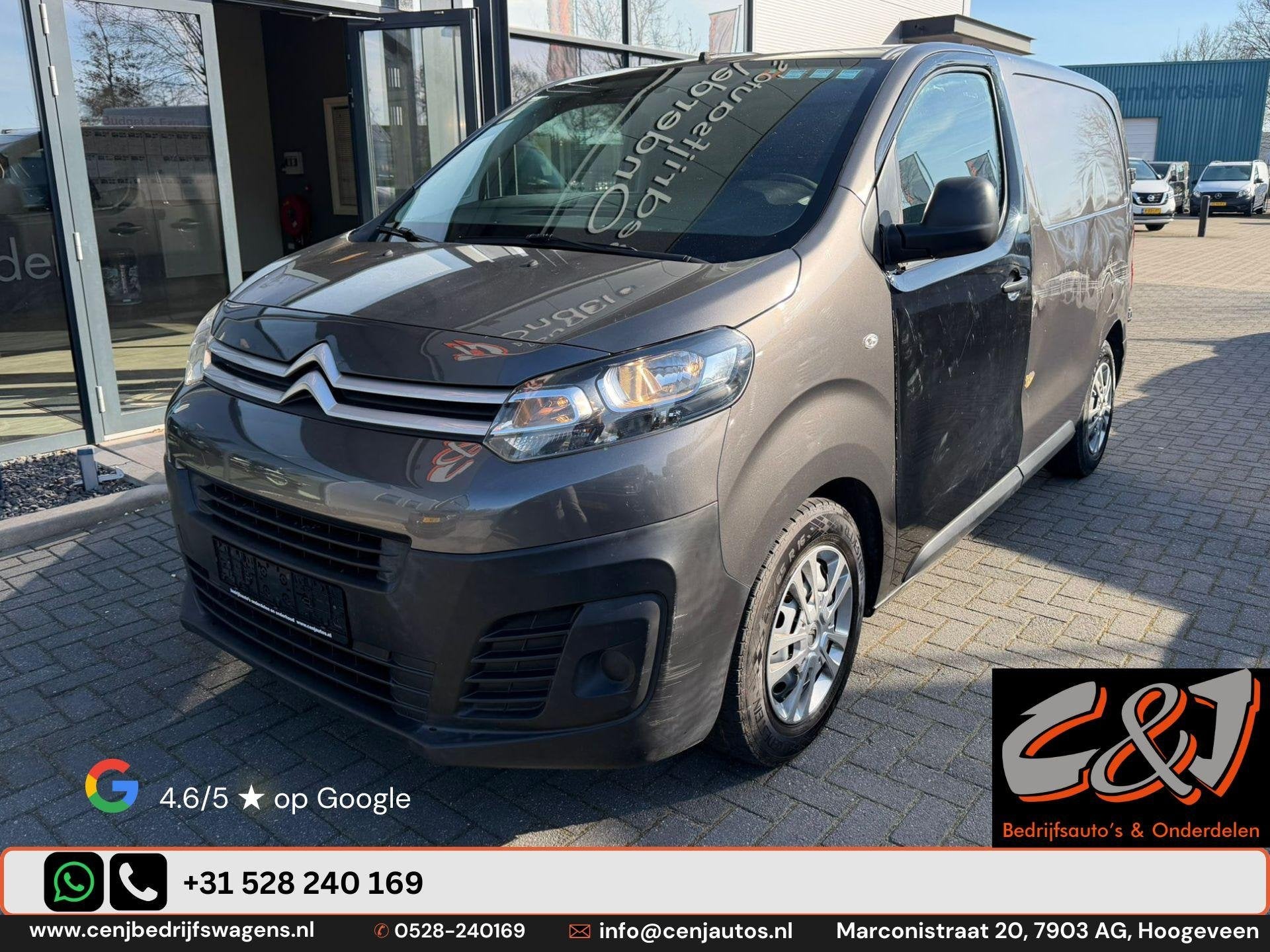 Citroën Jumpy M 1.6 BlueHDi 95 MAN Comfort zijschade, cruis, Auto diversen, Schadeauto's, Overige carrosserieën, Citroën, 1600 cc