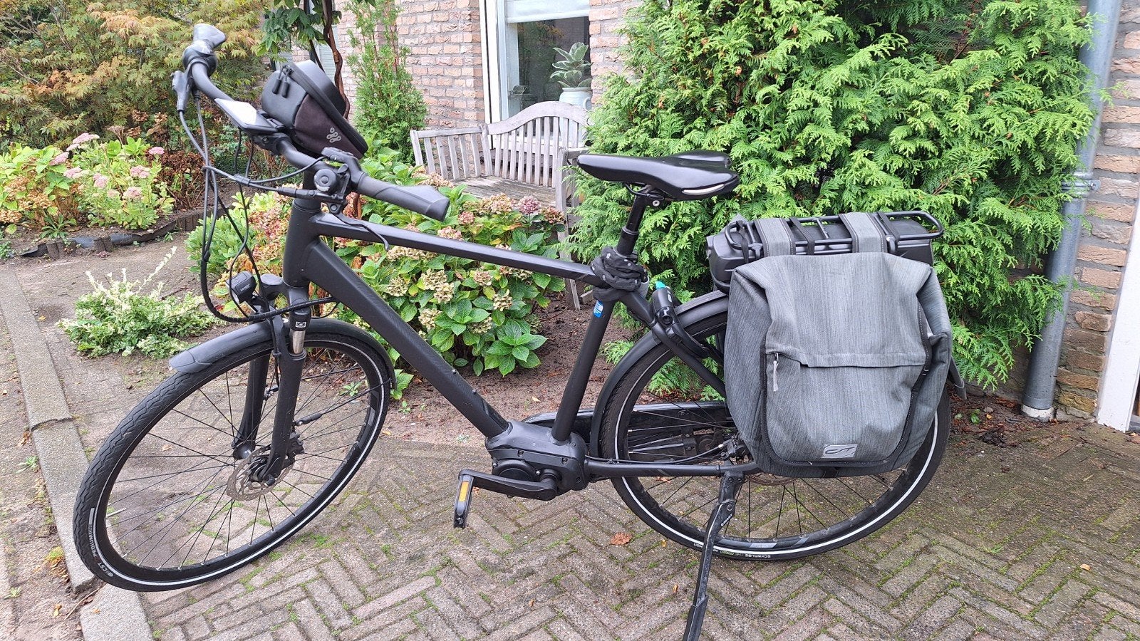 Heren Giant elektrische fiets entour met Yamaha motor, Ophalen, Gebruikt, 50 km per accu of meer, Giant