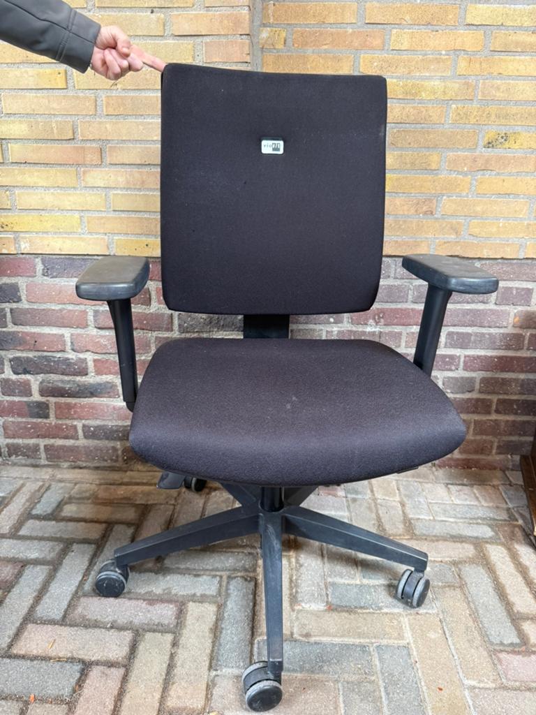 Bureaustoel, Huis en Inrichting, Bureaustoelen, Ophalen, Zo goed als nieuw, Zwart, Bureaustoel