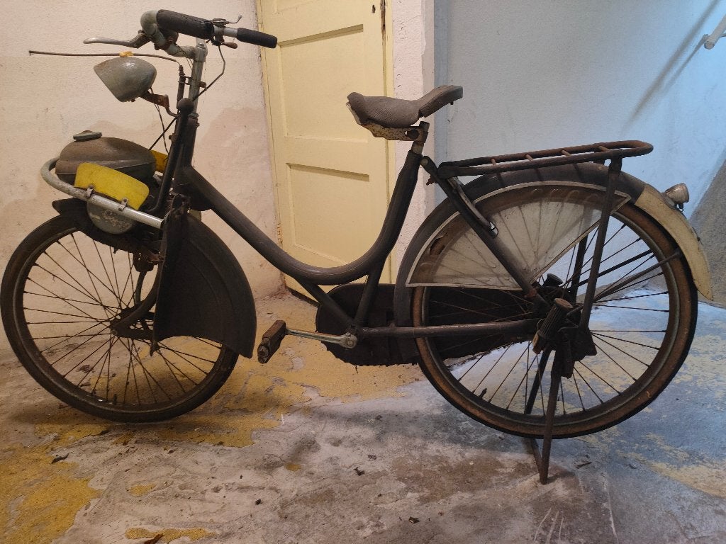 Simplex S-10 met Pluvier hulpmotor, Ophalen, 32 cc, Overige merken