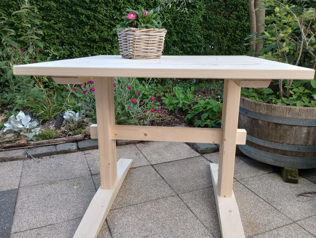 Houten tuintafel, Ophalen, Nieuw, Vierkant, Hout