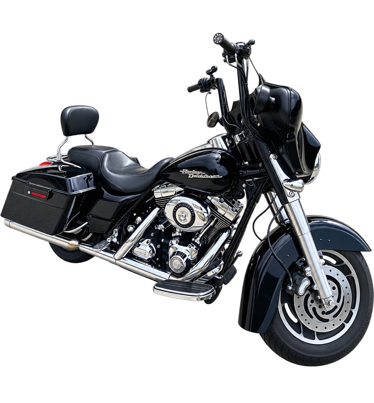 Harley-Davidson Street Glide  - Zwart, 2007 koop of ruilen!, 2 cilinders, Motorrijbewijs A, Gebruikt, Particulier