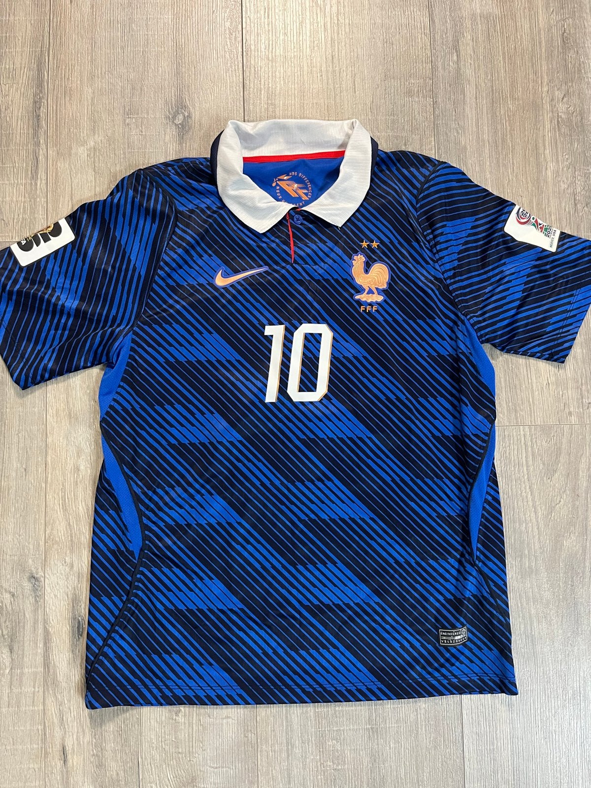 Frankrijk Mbappé shirt, Nieuw, Ophalen of Verzenden, Voetbal, Maat 48/50 (M)
