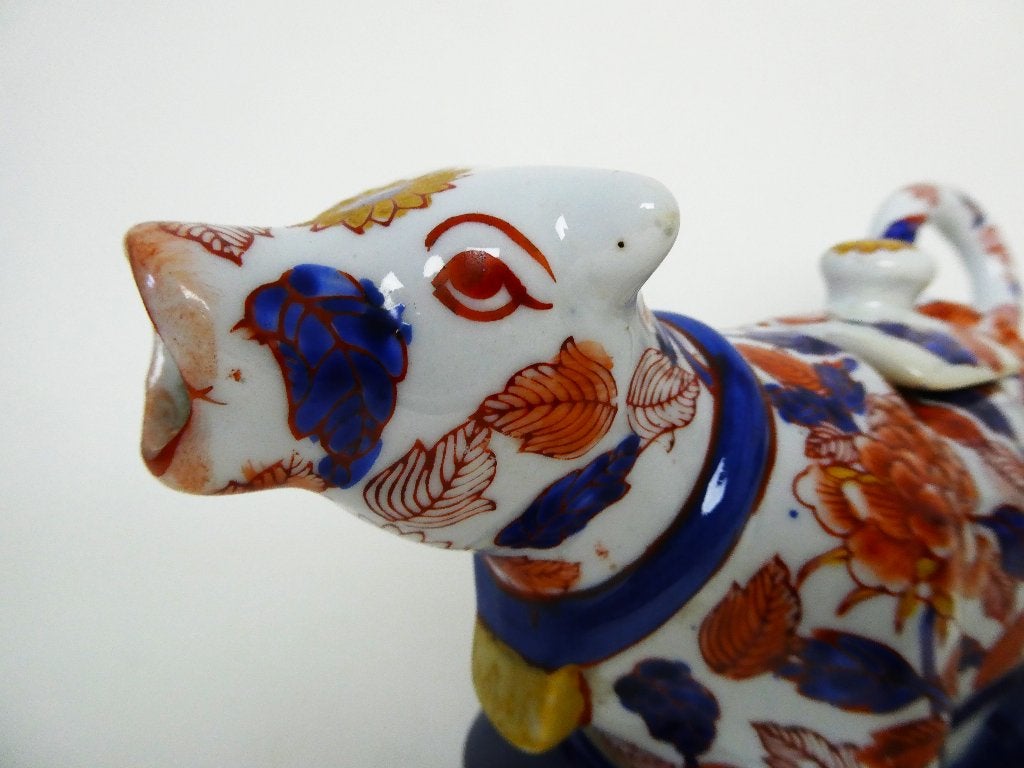 Imari theepot in de vorm van een koe, Ophalen of Verzenden