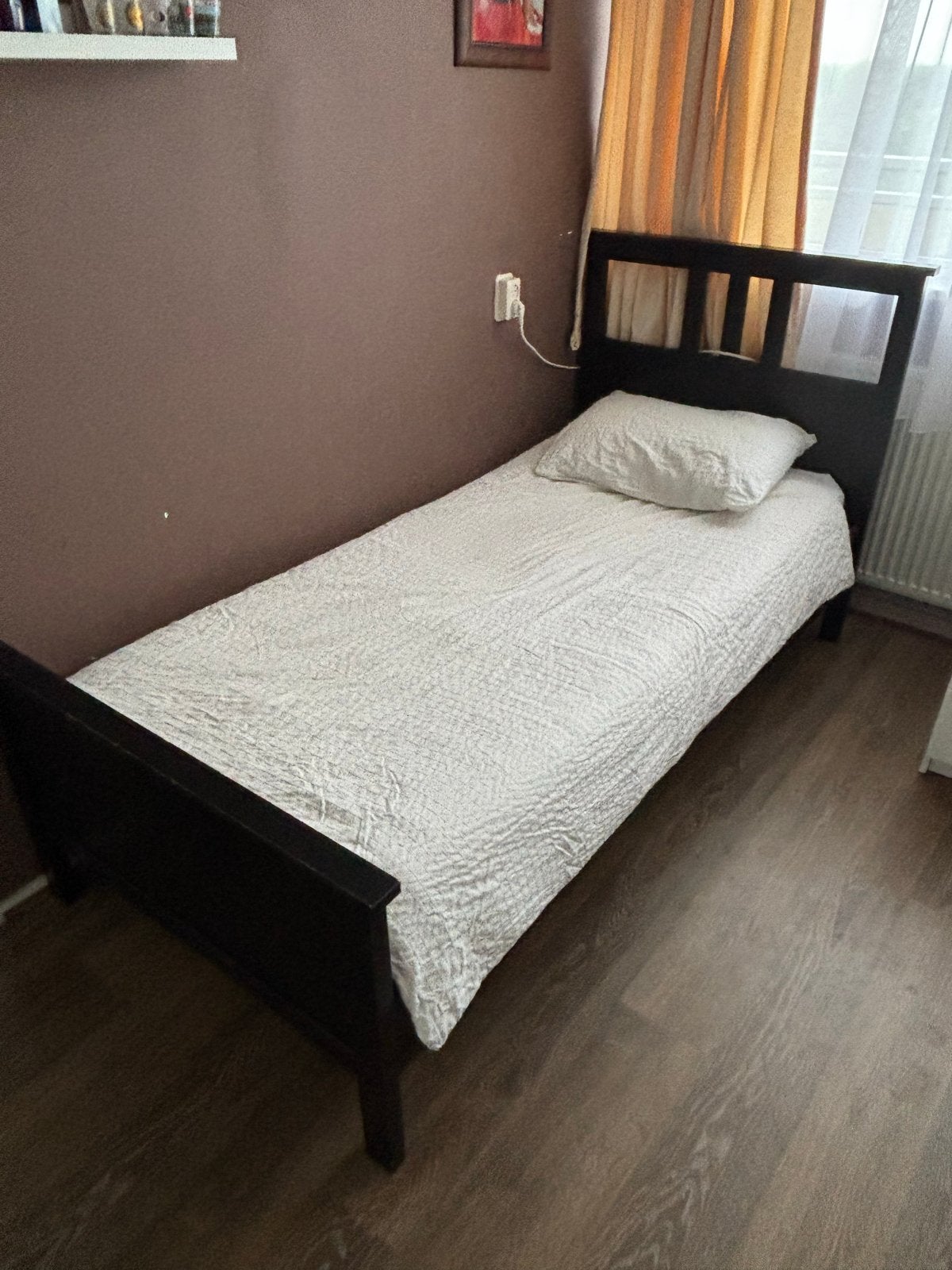 IKEA IDANÄS bed 90x200 cm eenpersoonsbed incl lattenbodem, Ophalen, Gebruikt, 90 cm, Eenpersoons