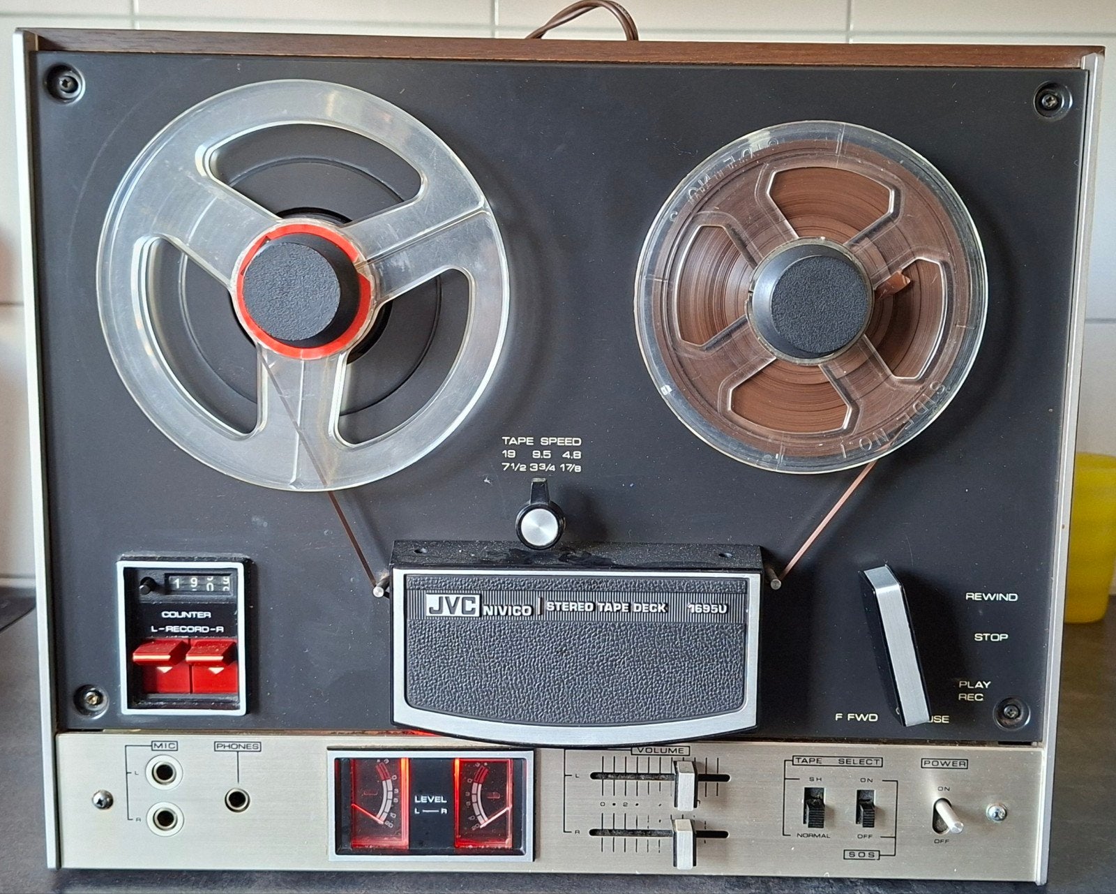JVC Nivico Bandrecorder 1996U - Zoldervondst, Ophalen of Verzenden, Bandrecorder