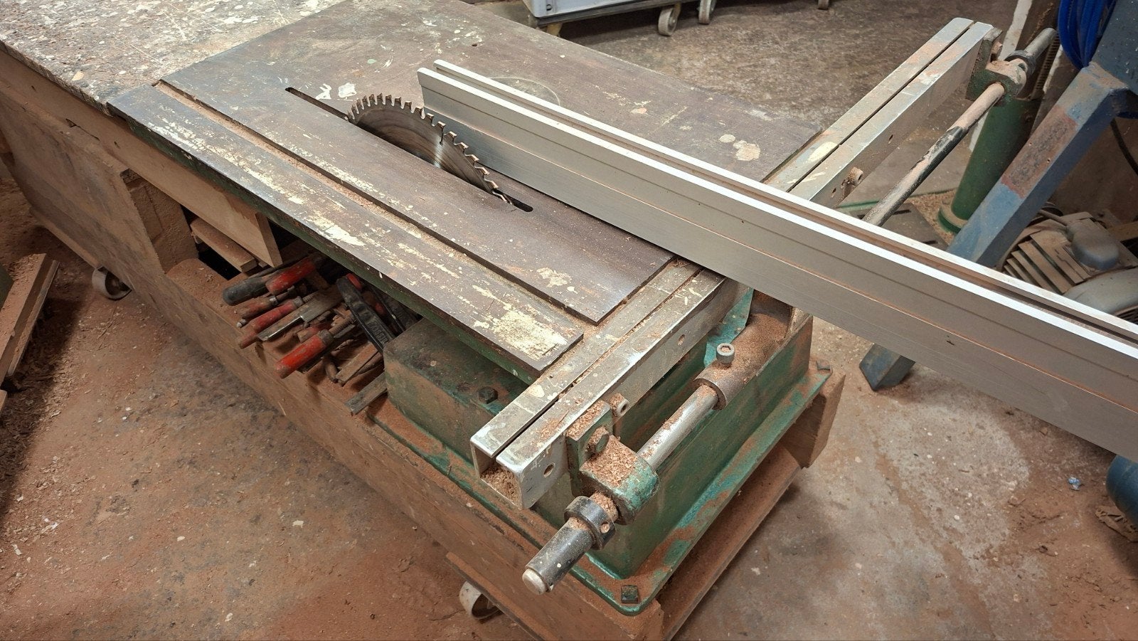 helma  combinatie  machine oud model, Ophalen, Gebruikt, 70 mm of meer, Lintzaag
